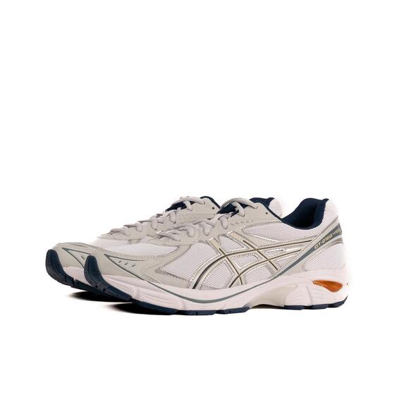 NEW ASICS men's gt-2160 sneakers in white/glacier grey - Picture 4 of 5